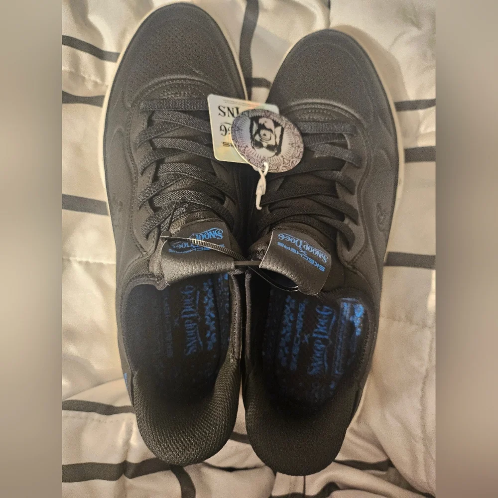 Skechers Snoop Dogg‎ Snoop One Mens Fashion Sneakers in Black White - 10.5 US